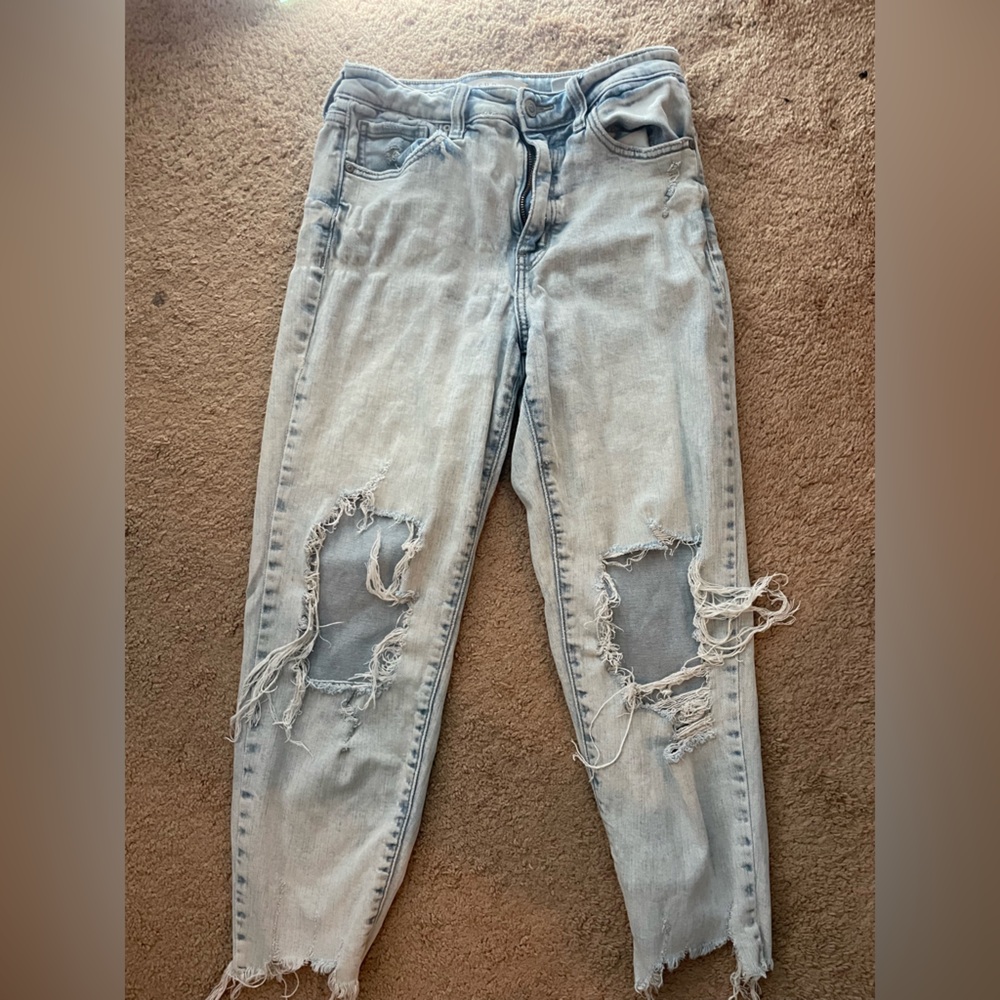 Juniors size 7 Eunina high rise mom jeans